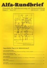 Alfa-Rundbrief Nr. 27 (1994)