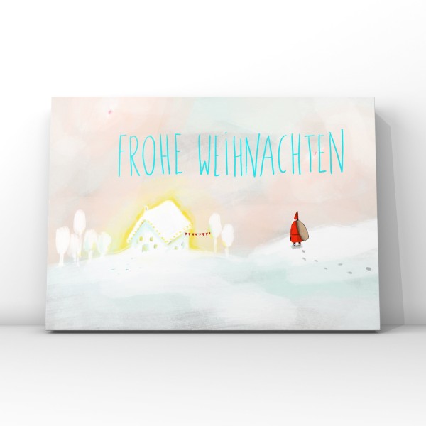 Weihnachtskarte Eingeschneit (Faltkarte A6)